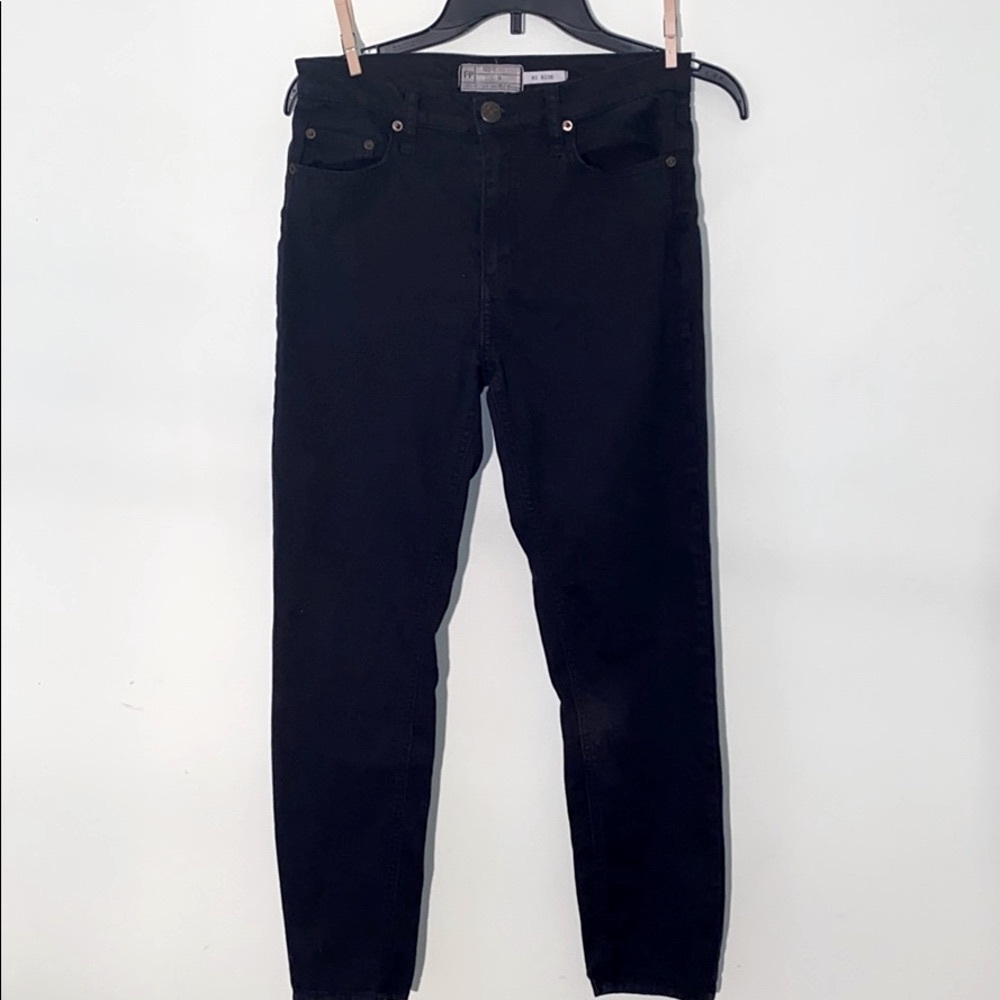 Free People “High Rise” Black Jeans